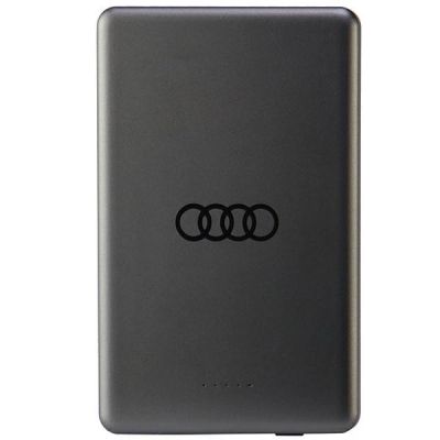 3. Powerbank Audi Big Logo MagSafe inductive 15W 5000mAh - gray