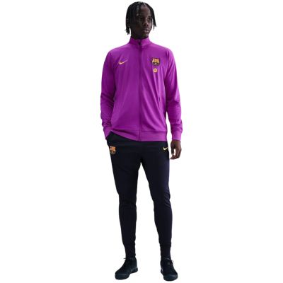 Nike FC Barcelona Strike Men's Tracksuit Purple and Navy Blue HJ6974 552