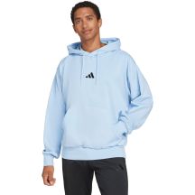 Men's adidas Essentials Feelcozy Hoodie, light blue IN6064