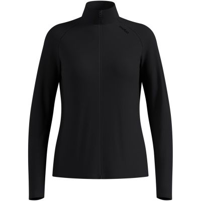 Odlo ESSENTIAL WARM FULL ZIP Mid layer full zip women's sweatshirt black L