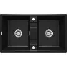 Granite sink, 2-bowl, ZQE_N203 5908212095928