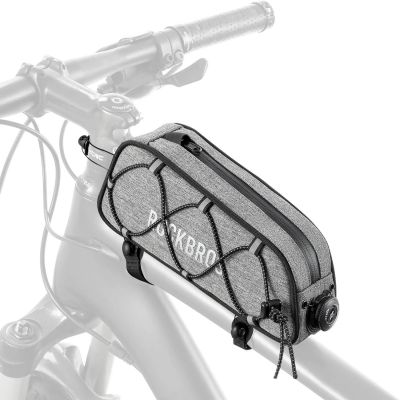 Rockbros 30120045003 ROAD TO SKY bicycle bag for the top frame tube, waterproof, 0.7L - gray