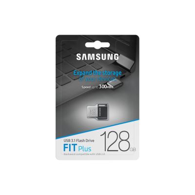 4. SAMSUNG FLASH FIT Plus 128GB MUF-128AB/APC GRAY