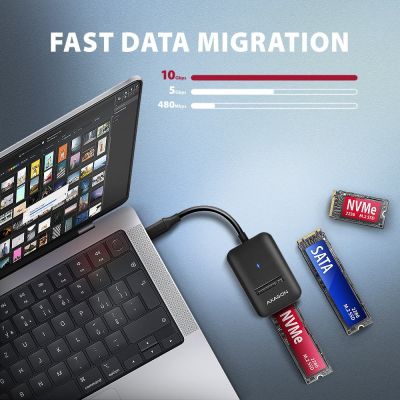 3. AXAGON ADM2-CM USB3.2 Gen 2 M.2 Adapter
