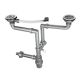 2-BOWL SIPHON - WITH 3.5' OVERFLOW