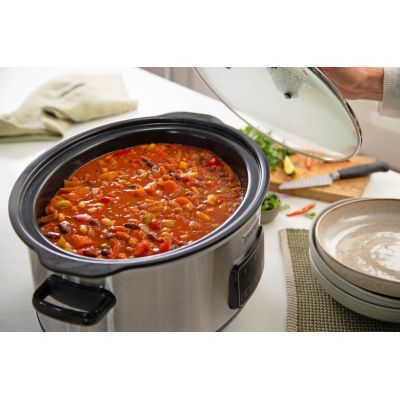 7. Crock-Pot CSC112X Slow Cooker 6.5l (Silver)