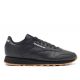 Men’s Leather Sneakers Reebok Classic Leather, Black Sports Shoes (GY0954/100008493)