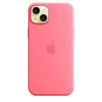 4. Apple Silicone Case with MagSafe Pink, for iPhone 15 Plus