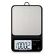 3. Wozinsky WAK-2252 kitchen scale accurate with large LCD display up to 5 kg - black