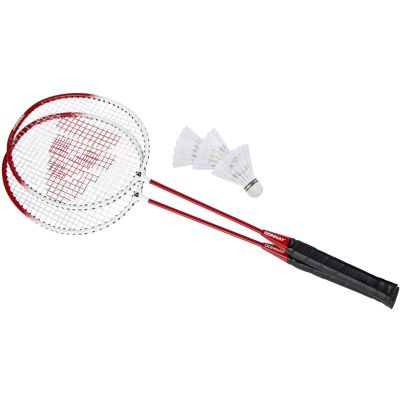 5. DONNAY 6-IN-1 RED BADMINTON SET IN CASE