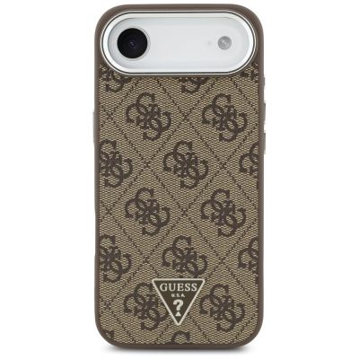 3. Guess 4G Triangle Logo MagSafe case for iPhone Air - brown