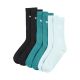 Puma Crew Socks 3 Pairs Black, Sea Green, Blue 880355 41