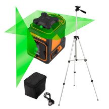 30 M FLAT LASER, 5 LINES, CASE + 1.5M TRIPOD
