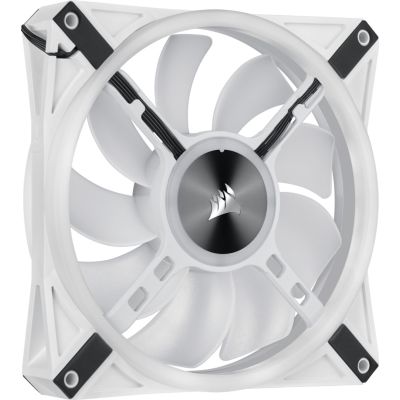6. Corsair iCUE QL140 Computer Case 14cm Fan White