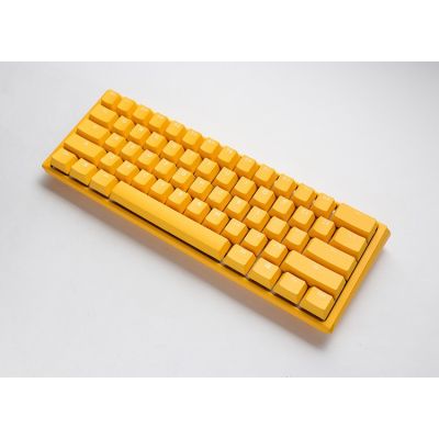 6. Ducky One 3 Yellow Mini Gaming Keyboard USB German Yellow