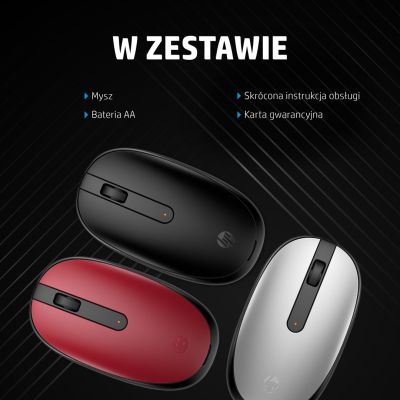8. HP 240 Pike Silver Bluetooth Wireless Mouse Silver and Black 43N04AA