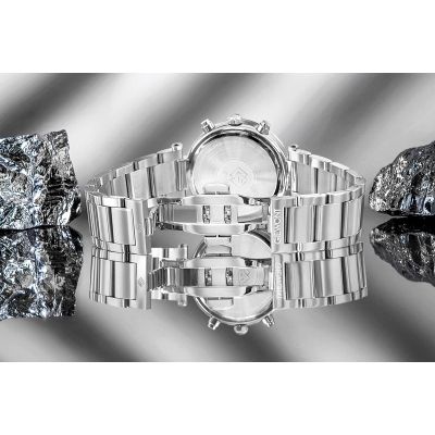 8. Giewont Sapphire Silver Women's Watch GW3380-B1