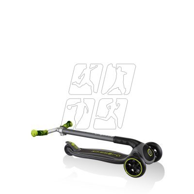 19. Globber Master Prime 3-Wheel Scooter / Black - Lime Green 664-106