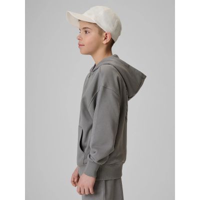 5. Boy's loose hooded sweatshirt 4F 4FJRSS26TSWSM2934-25S