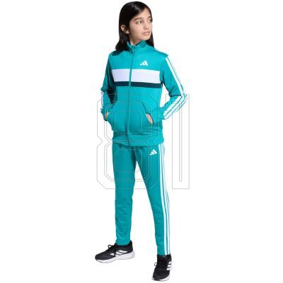 2. adidas Seasonal Essentials Tiberio 3-Stripes Tricot Jr Tracksuit JN2245