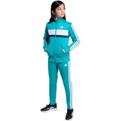 2. adidas Seasonal Essentials Tiberio 3-Stripes Tricot Jr Tracksuit JN2245