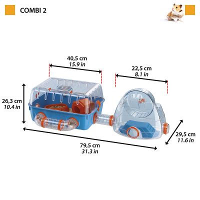 2. FERPLAST Combi 2 - hamster cage