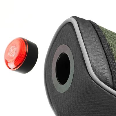 10. Rockbros C52-2 lightweight saddle bag with 250 mAh lighting - green