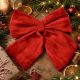 9. RED DECORATIVE BOW 67x72x9CM MICA
