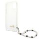 7. Guess GUHCP12MKPSWH iPhone 12/12 Pro 6.1" Transparent Hardcase White Pearl