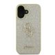 3. Guess Fixed Glitter Big 4G Case for iPhone 16 Plus - Gold