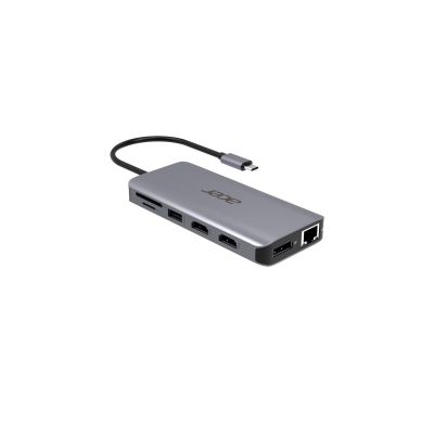 3. Acer 12-in-1 Type-C Dongle Wired USB 3.2 Gen 1 (3.1 Gen 1) Type-C Silver