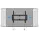 7. B-Tech Elements Fixed 400 Flat 165.1 cm (65") Wall Black, Blue