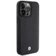 4. BMW Leather Diamond Pattern case for iPhone 15 Pro Max - black