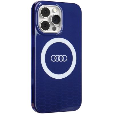 3. Audi IML Big Logo MagSafe case for iPhone 13 Pro / 13 - blue