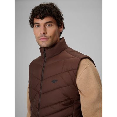 4. Men's vest with synthetic filling 4F 4FRAW26TVJAM401-80S
