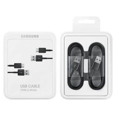 5. Samsung USB C cable 480Mbps 5A 1.5m (EP-DG930MBEGWW) - black (set of 2)