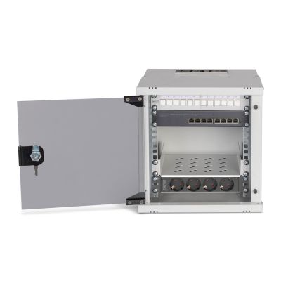 5. 10" network package, 6U rack and hardware, gr SOHO Pro version, no assembly required
