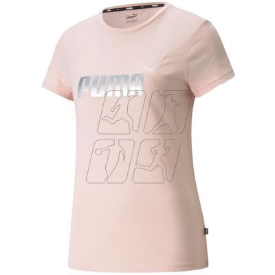 3. Puma ESS + Metallic Logo Tee W 586890 36