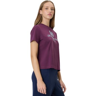 4. Women's T-shirt 4F F2738 burgundy 4FWSS26TTSHF2738 60S