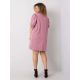 3. Dusty pink plus size cotton dress (RV-SK-6319.65)