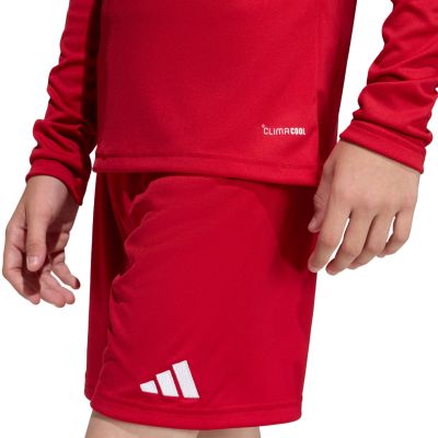 6. adidas Entrada 26 Long Sleeve Jersey Kids’ Shirt Red KF5878