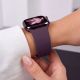 8. Tech-Protect Silicone strap for Apple Watch 44 / 45 / 46 / 49 mm - dark cherry