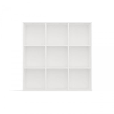 2. MALAX SHELVING 3x3 H WHITE
