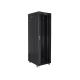 4. LANBERG FLOOR RACK CABINET 19" 42U 600X1000 GLASS DOOR LCD BLACK FF01-6042-12BL (FLAT PACK)