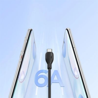 12. Baseus Pudding Series 100W USB-A - USB-C Cable 2m - Black