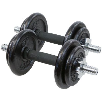 19. CAST IRON DUMBBELL 19 KG (2x9.5 KG) ENERO FIT CASE