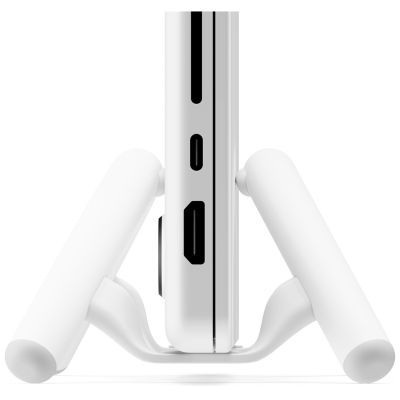 3. Aluminum stand for MacBook, Notebook (white)