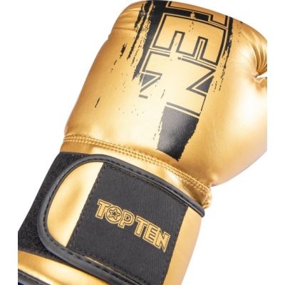 6. RTT-POWER INK GOLDEN STAR boxing gloves gold and black