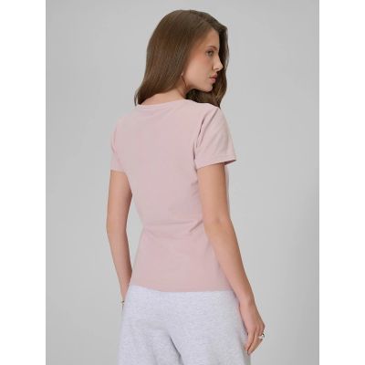 2. Women's slim plain T-shirt 4F 4FRSS26TTSHF3628-56S