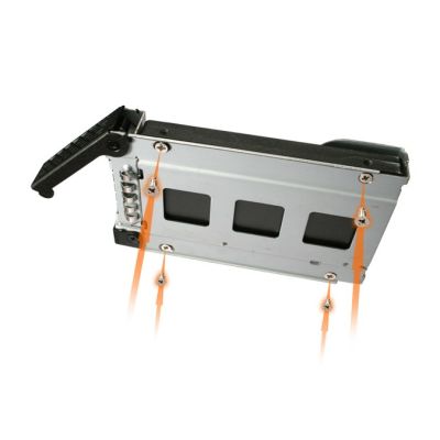 3. Icy Dock MB994TK-B drive bay panel storage drive tray Black, Silver